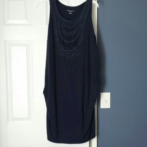 SZ XL Liz Lange maternity Navy dress